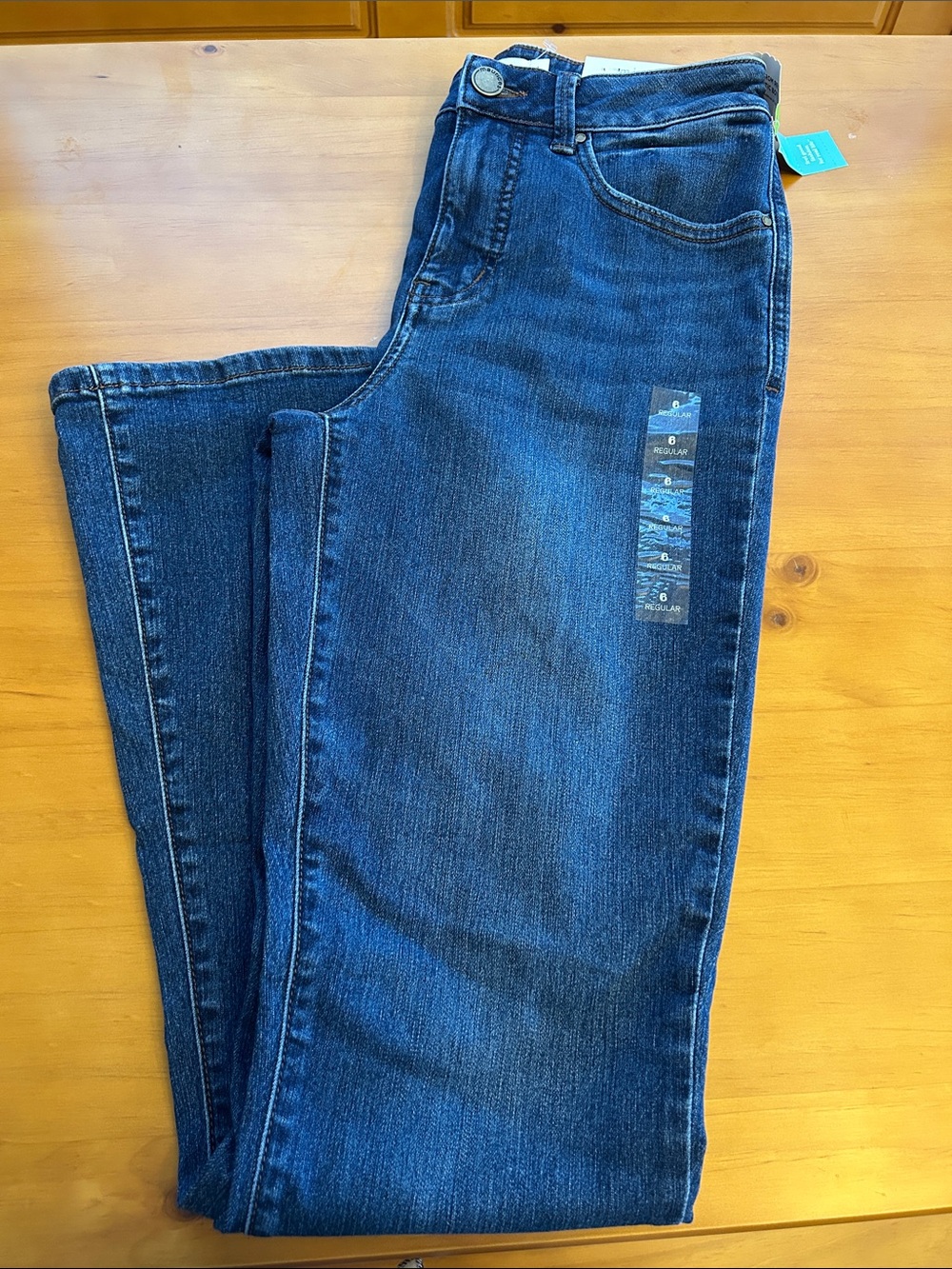 Maurices Women's Indigo Blue Regular Flare Jeans